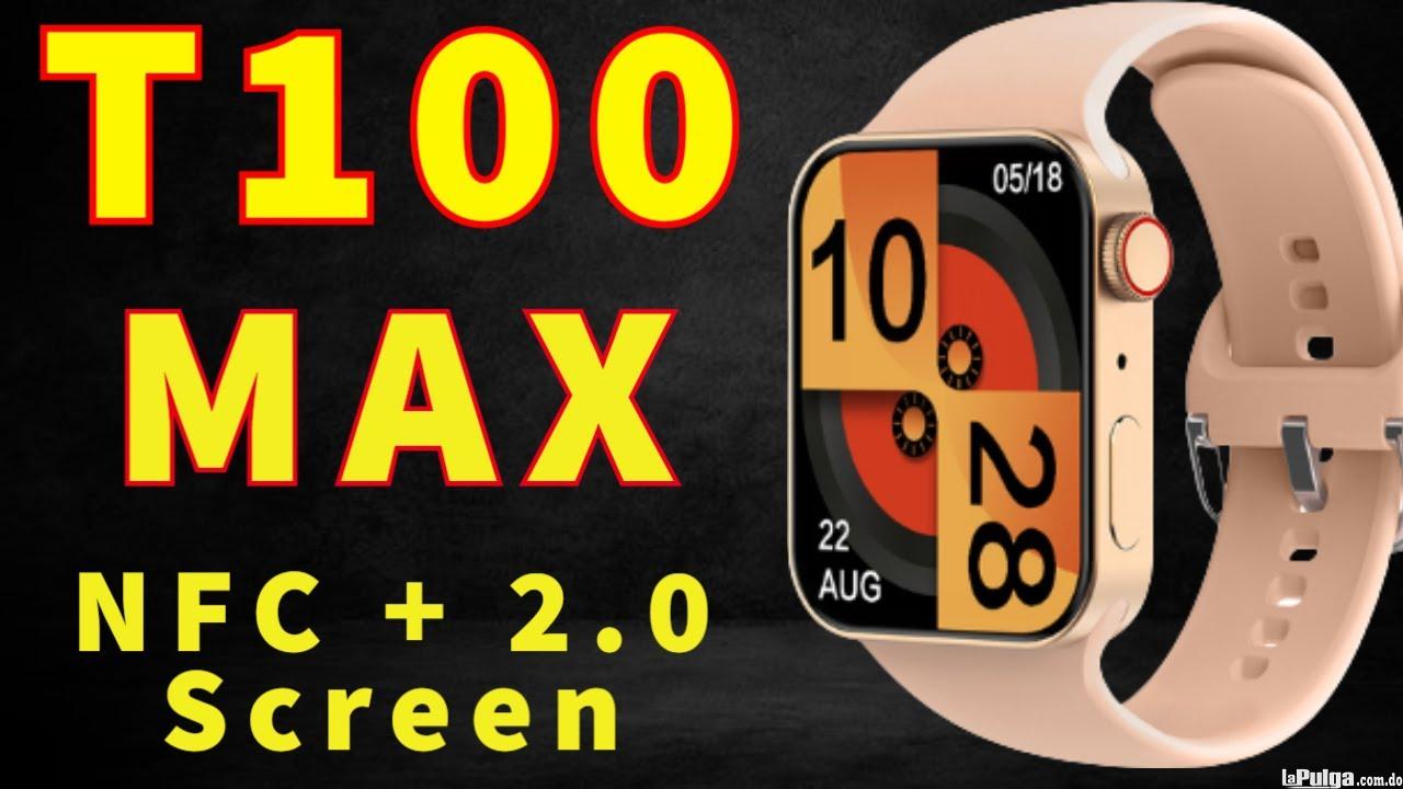 Reloj inteligente T100 MAX BIG 2.0 serie 7 con carga inalambrica 45 mm Foto 7118140-2.jpg
