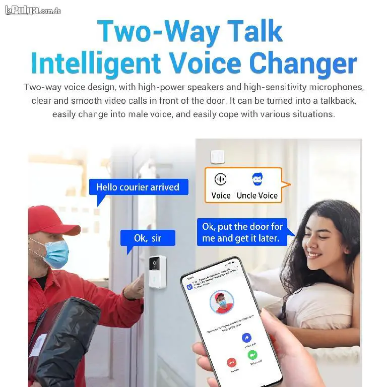 TIMBRE INTELIGENTE CON CAMARA WIFI PERFECTO PARA MONITOREAR TU CASA Foto 7118210-3.jpg