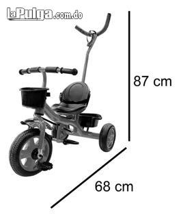 Triciclo Para Niños con Barra de Empuje Foto 7119883-3.jpg