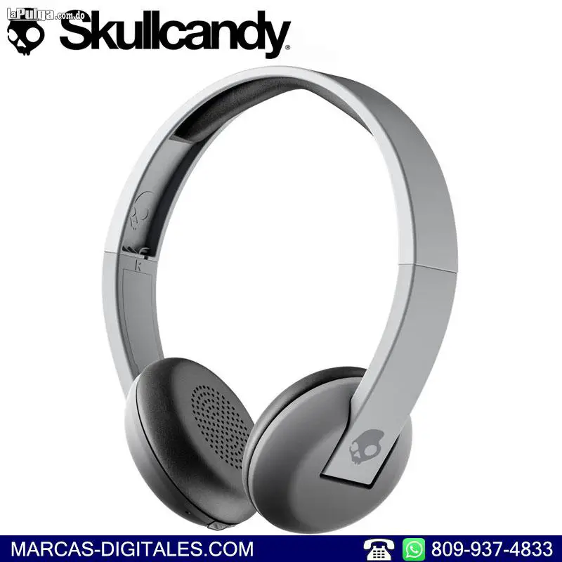 Skullcandy UpRoar Audifnos Bluetooth Inalambricos Color Gris Foto 7121334-1.jpg