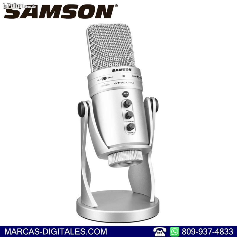 Samson G-Track Pro Microfono de Estudio USB Color Plateado Foto 7121396-1.jpg