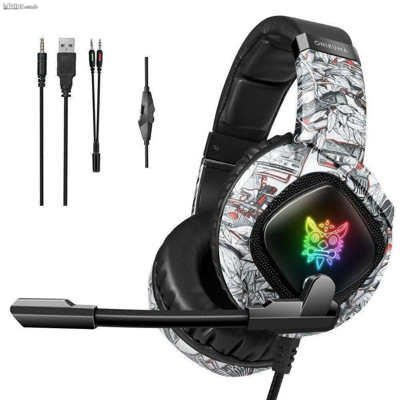 Auriculares Audifonos ONIKUMA K19 para Xbox One PS5 gamer RGB Foto 7122499-3.jpg