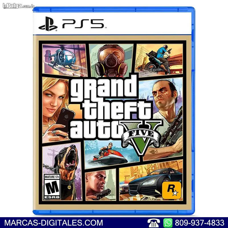 Grand Theft Auto V GTA 5 Juego para PlayStation 5 PS5 Foto 7122683-1.jpg