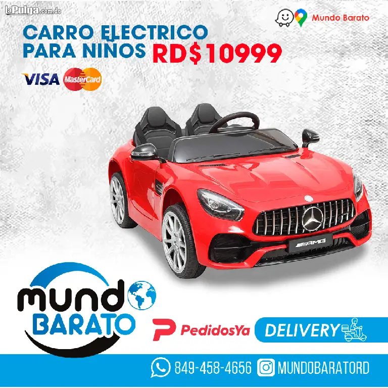 CARRO ELECTRICO PARA NIÑOS HASTA 5 AÑOS RECARGABLE CON CONTROL MERCE Foto 7123038-3.jpg