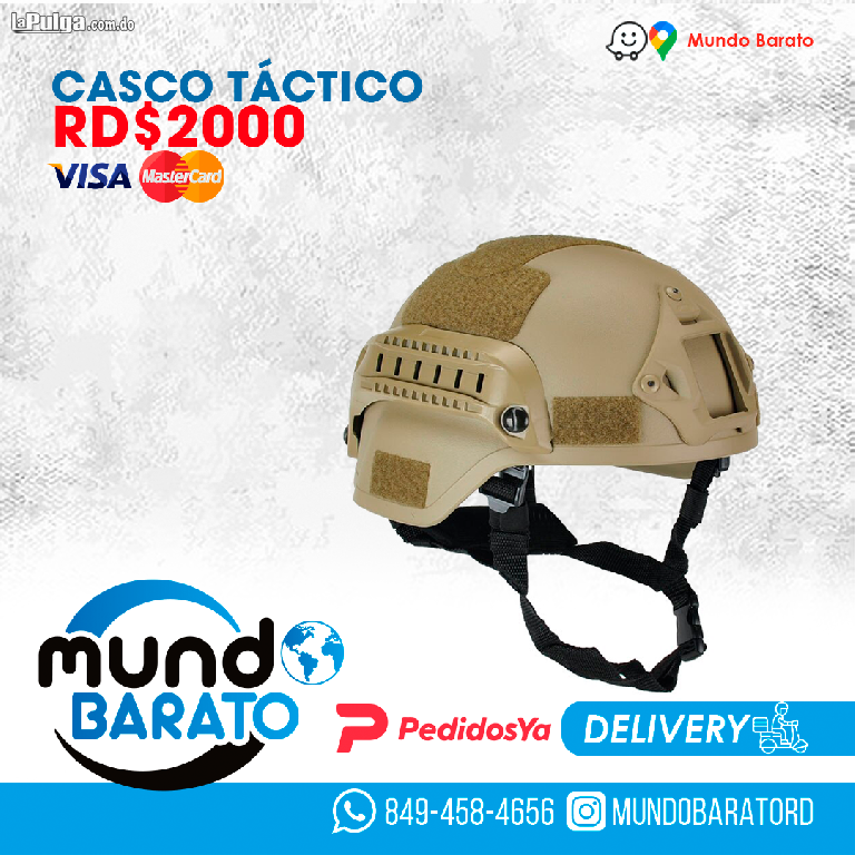 Casco Tactico Militar Painball Equipo De Protección Para Exterior Hel Foto 7123052-3.jpg