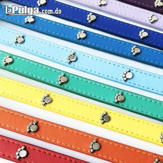 Collar de piel para perro ajustables correa para perros pequeños y m Foto 7123450-5.jpg