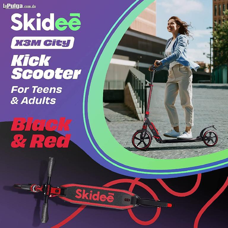Skidee X3M City Scooter Patineta para Jovenes y Adultos hasta 220 Lb Foto 7124041-1.jpg