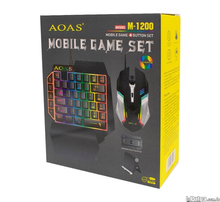 Kit mouse y teclado Gamer para Celular iPhone/iPad android gaming Foto 7124090-1.jpg