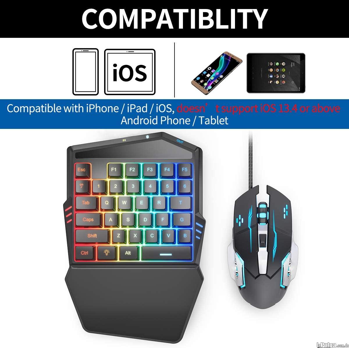 Kit mouse y teclado Gamer para Celular iPhone/iPad android gaming Foto 7124090-8.jpg