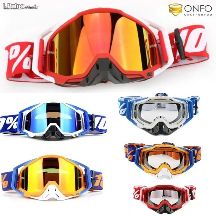 Lentes motocross 100 ciclismo gafas de casco cross racecraft enduro Foto 7124364-2.jpg