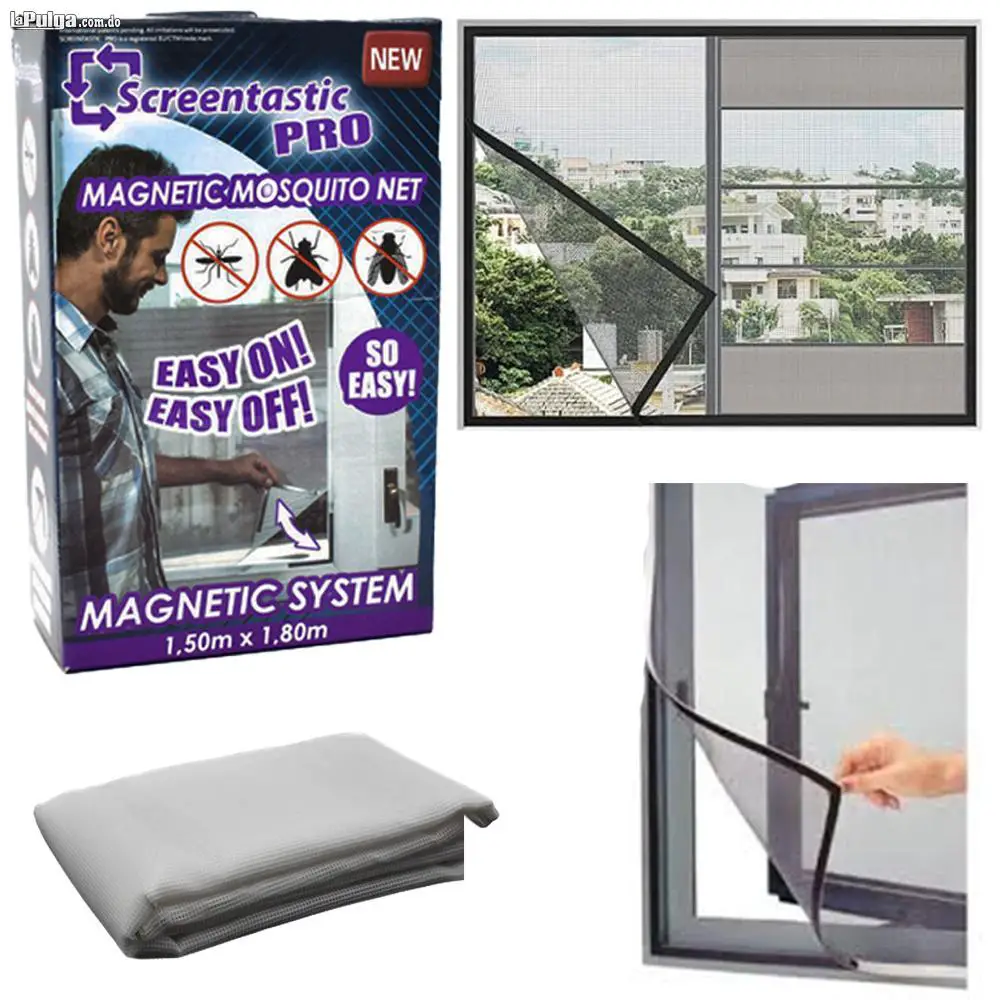 MOSQUITERA MAGNETICA PARA VENTANA 150X180 BLANCA