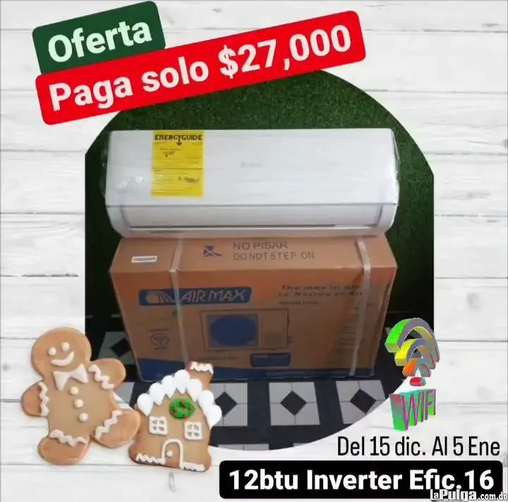 Aire inverter marcas airmax de 12mil btu muevo somo refrigeración Mon Foto 7124555-2.jpg