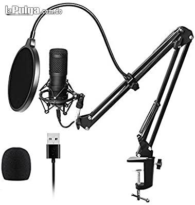 Microfono De Condensador Profesional Kit EStudio  Araña  anti pop  Foto 7124732-3.jpg