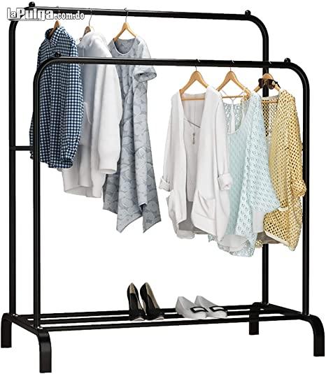 Rack para ropa colgador perchero DOBLE colgar ropa tendedero Foto 7124944-2.jpg