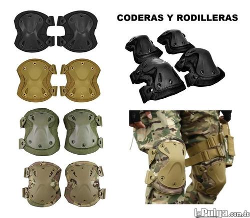 Kit juego de rodillera y codera táctica ciclismo motocicleta paintbal Foto 7125121-4.jpg