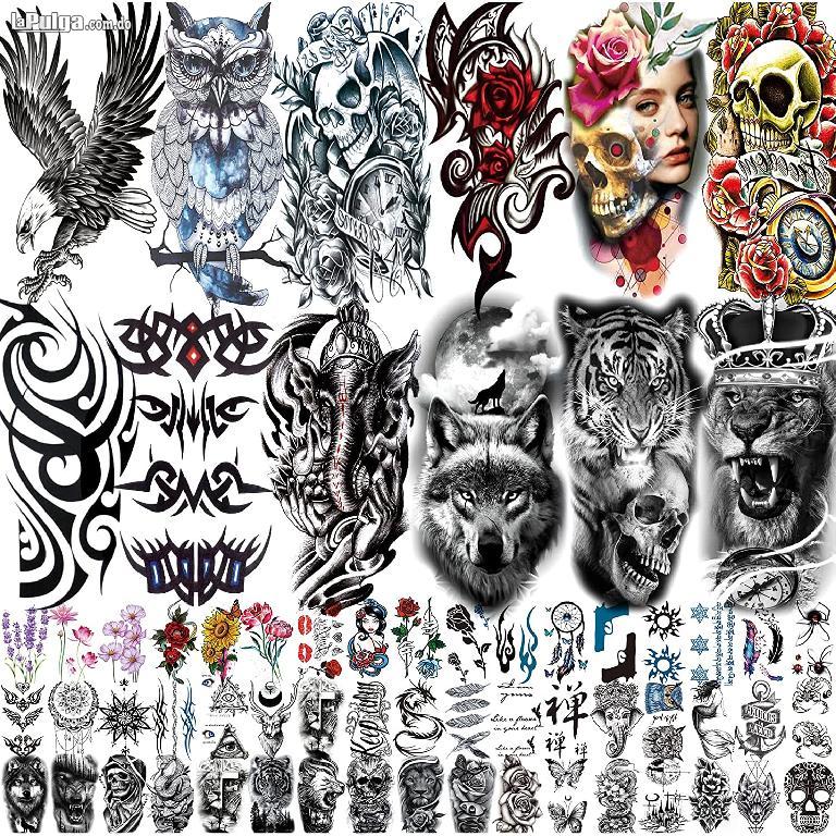 Tatoo semipermanente calcomanías de tatuajes temporales tatuajes fals Foto 7125410-3.jpg