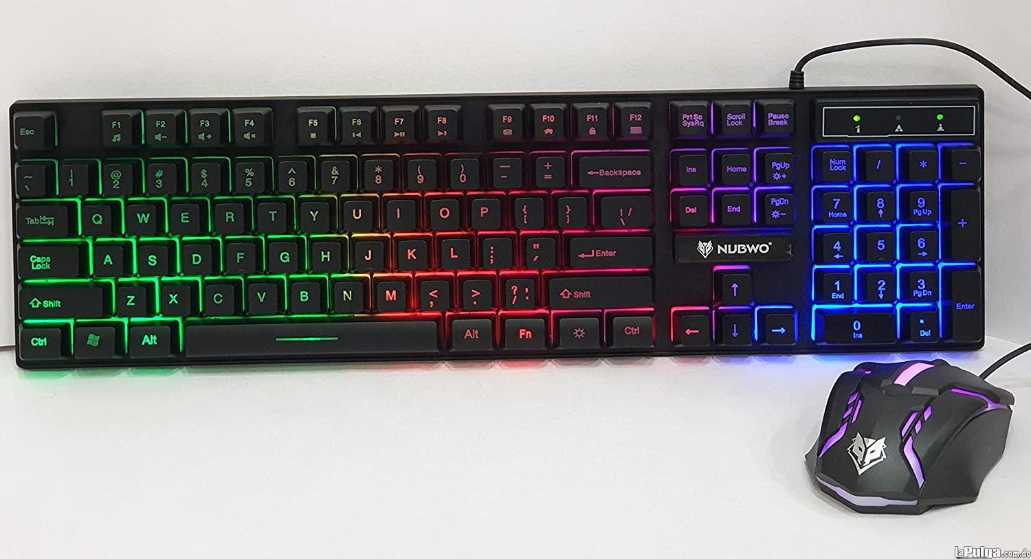 Teclado y mouse NUBWO NKM-623 SAVITAR luces rgb gamer gaming Foto 7125716-5.jpg