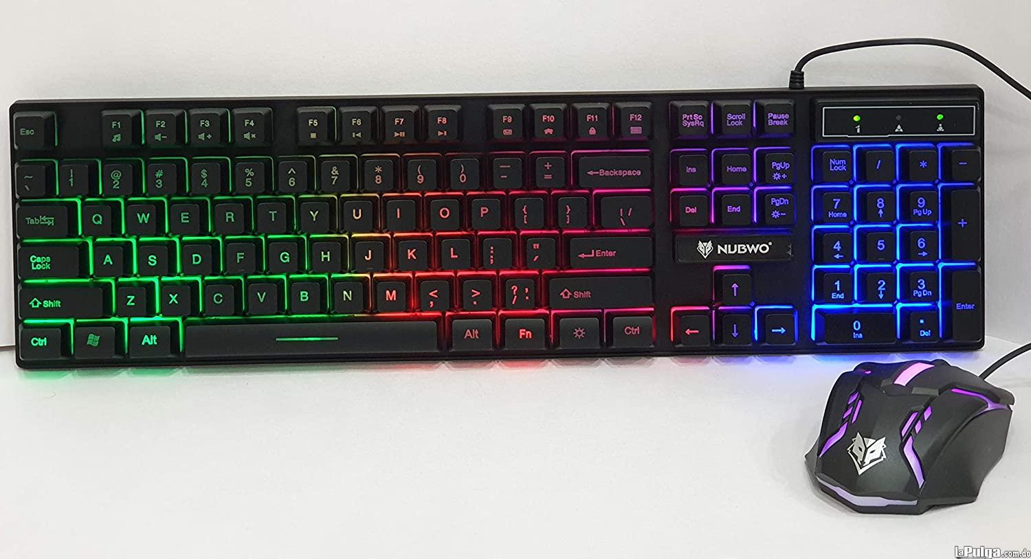 Teclado y mouse NUBWO NKM-623 SAVITAR luces rgb gamer gaming Foto 7125716-5.jpg