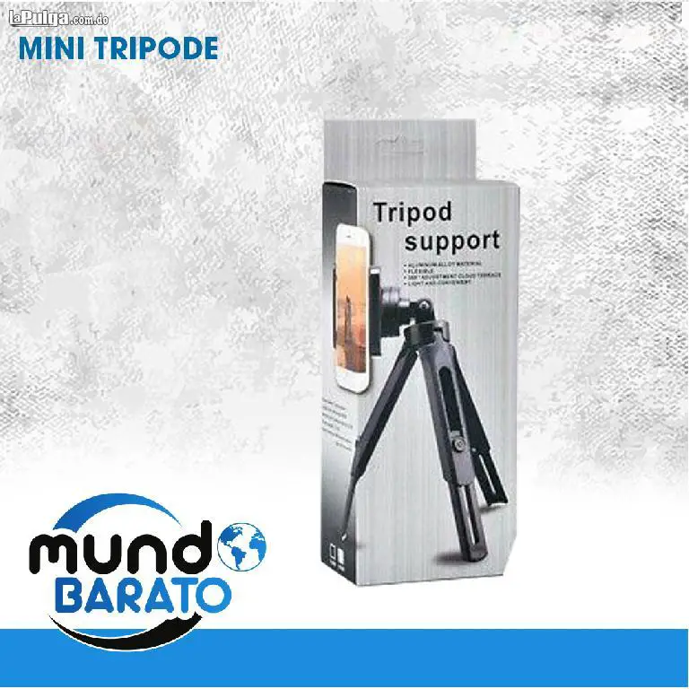 Mini Tripode Para Celular Camara Ligero de Mesa Portatil Compacto Home Foto 7125960-2.jpg