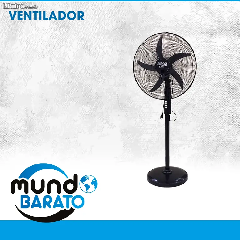 ABANICO Ventilador Pedestal Grande 18 5 aspas 3 velocidades EXCELENTE Foto 7125973-3.jpg