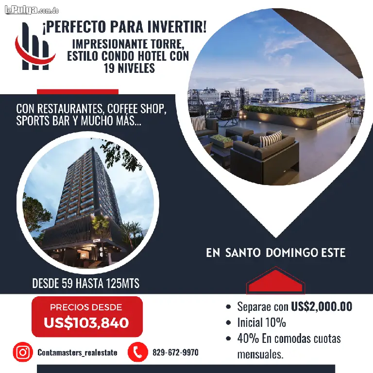 APARTAMENTOS BAJO UN NUEVO CONCEPTO - CONDO HOTEL. SANTO DOMINGO ESTE Foto 7128451-2.jpg