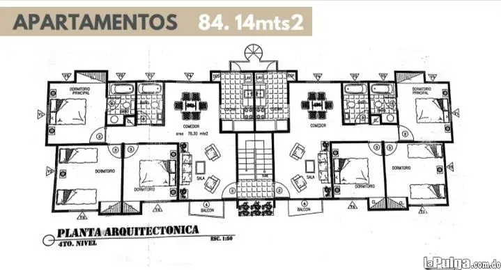 Proyecto de 24 apartamentos 3 edificios 2 apartamentos por piso. Foto 7128464-1.jpg