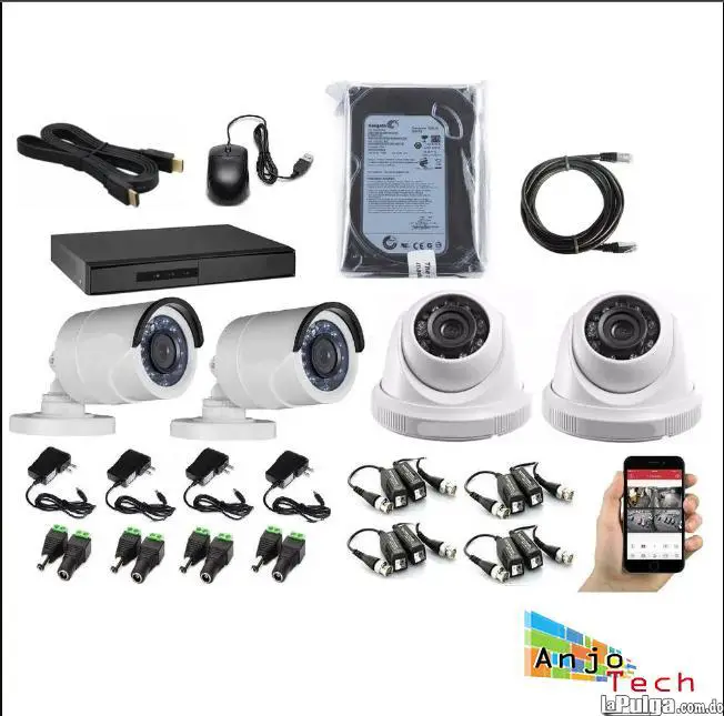 Oferta 4 Cámara de seguridad 1080P instalación financiamiento dispon Foto 7130168-1.jpg