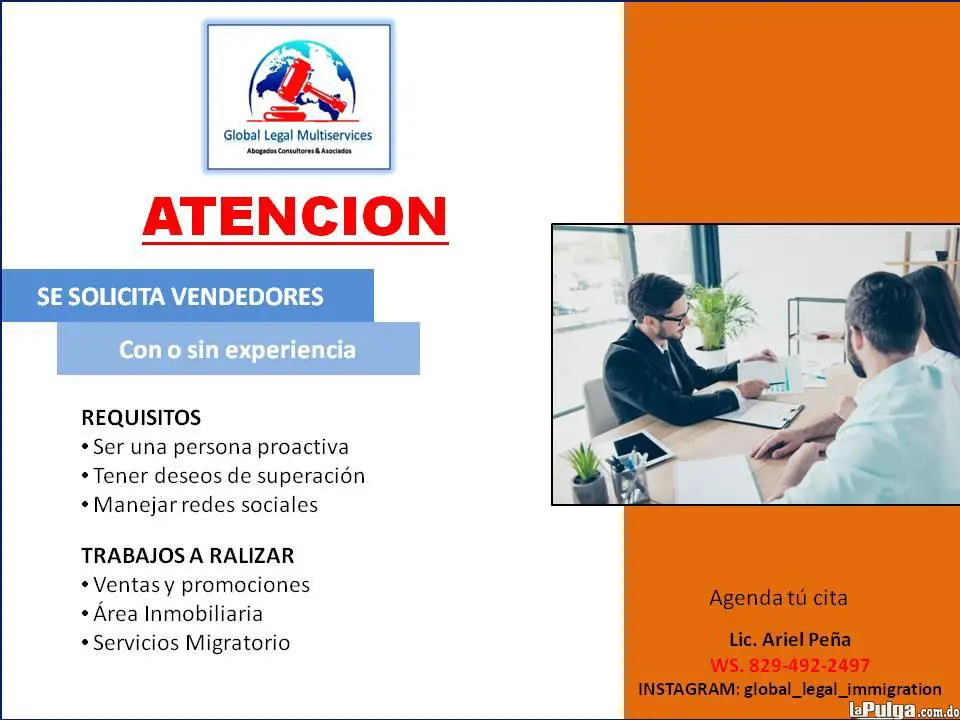 se busca vendedores y promotores Foto 7131194-1.jpg