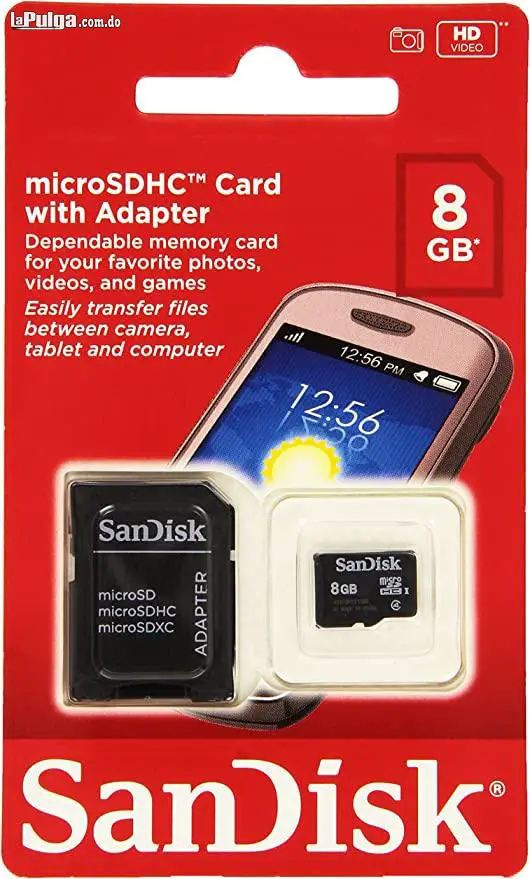 Memoria Micro SD de 8 GB con adaptador Foto 7133077-1.jpg