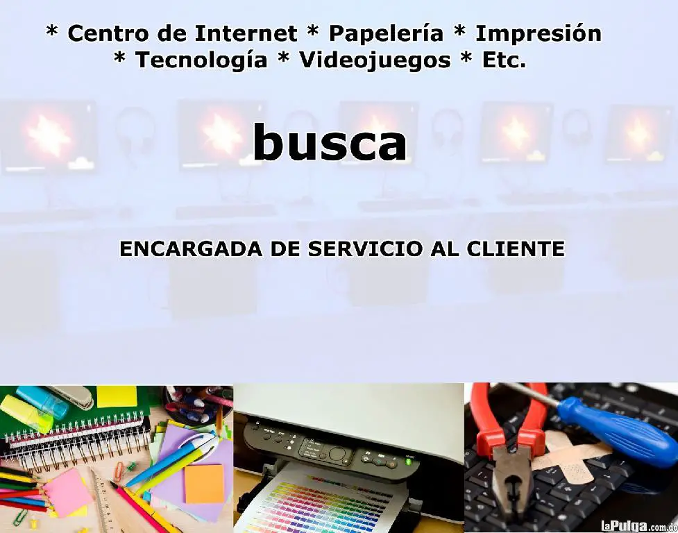 Se busca encargada servicio al cliente en papelería y centro internet Foto 7135258-3.jpg