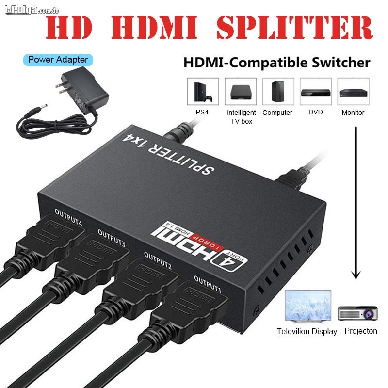 Splitter Mini Hdmi 4k 1 Entrada 2 Salidas Con Amplificador