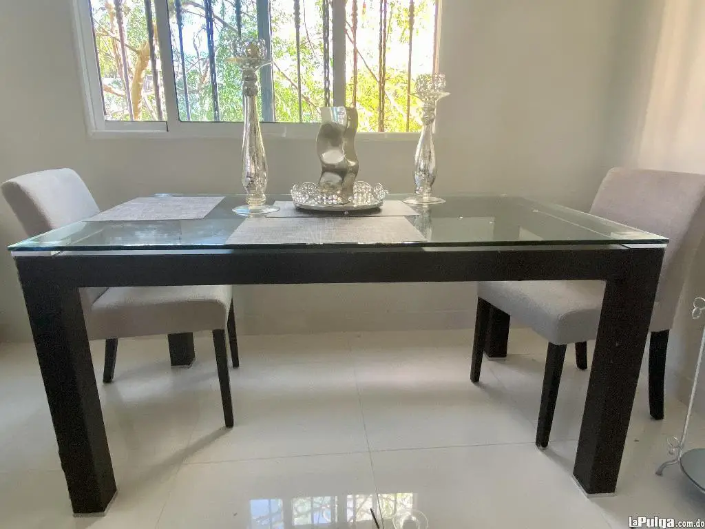 Mesa de Comedor  Cristal Y Metal Foto 7136519-2.jpg