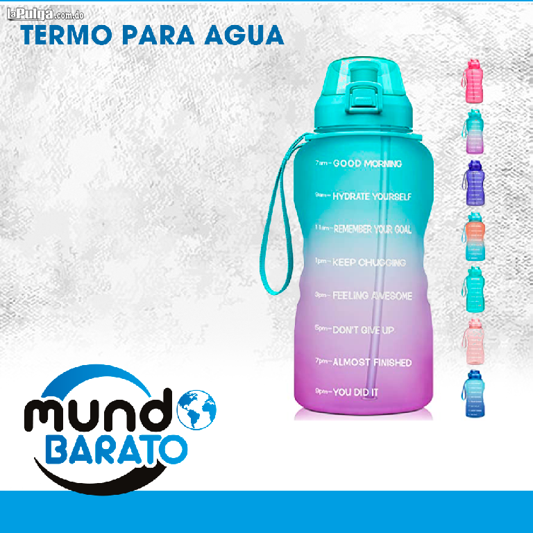 Termo para hidratacion galon agua 3.8 litros botella gym deporte motiv Foto 7136841-2.jpg