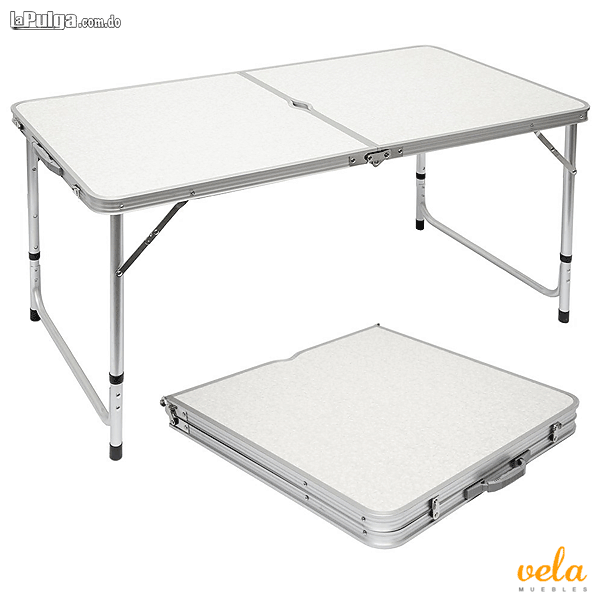 Mesa Plegable Portatil de Aluminio Armable Ajustable Camping viaje Foto 7137183-1.jpg