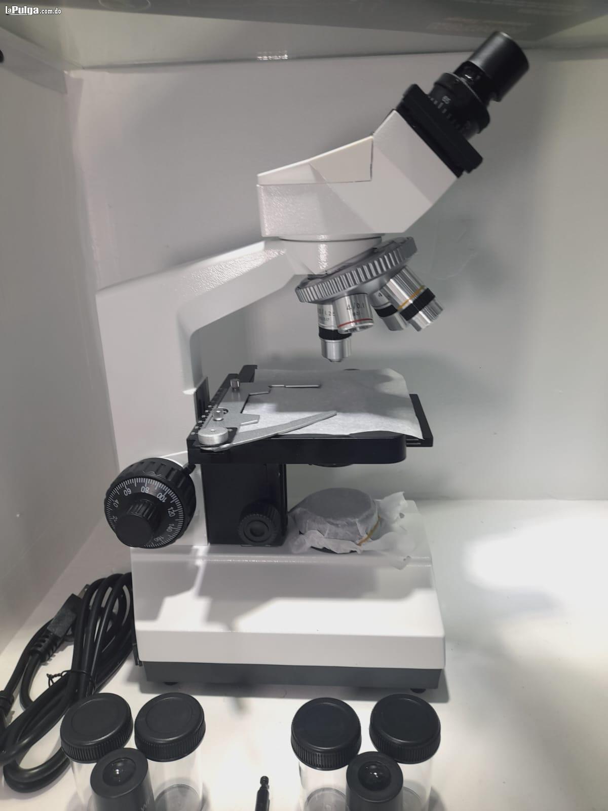 Microscopio biologico profesional para laboratorio 40X1600X  Foto 7138441-1.jpg