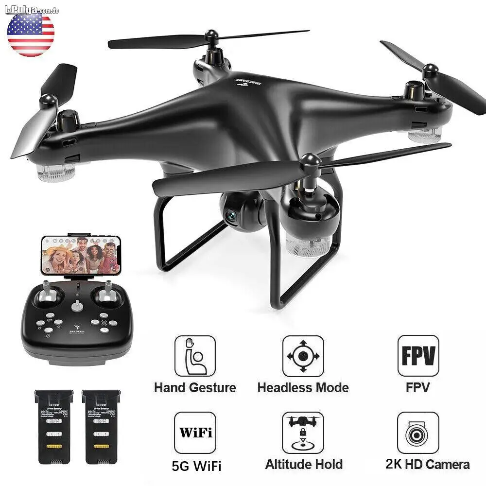 SNAPTAIN SP600 WiFi FPV FULL HD CON 2 BATERIAS NUEVO Foto 7138766-4.jpg