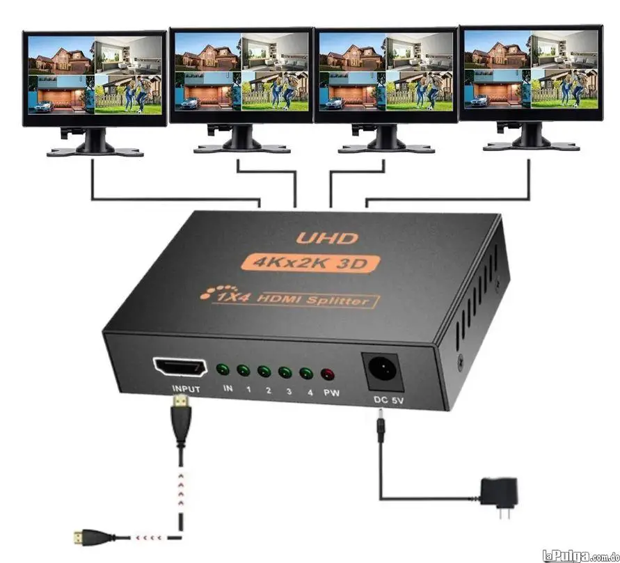 Adaptador splitter 1x4 HDMI Foto 7138996-1.jpg