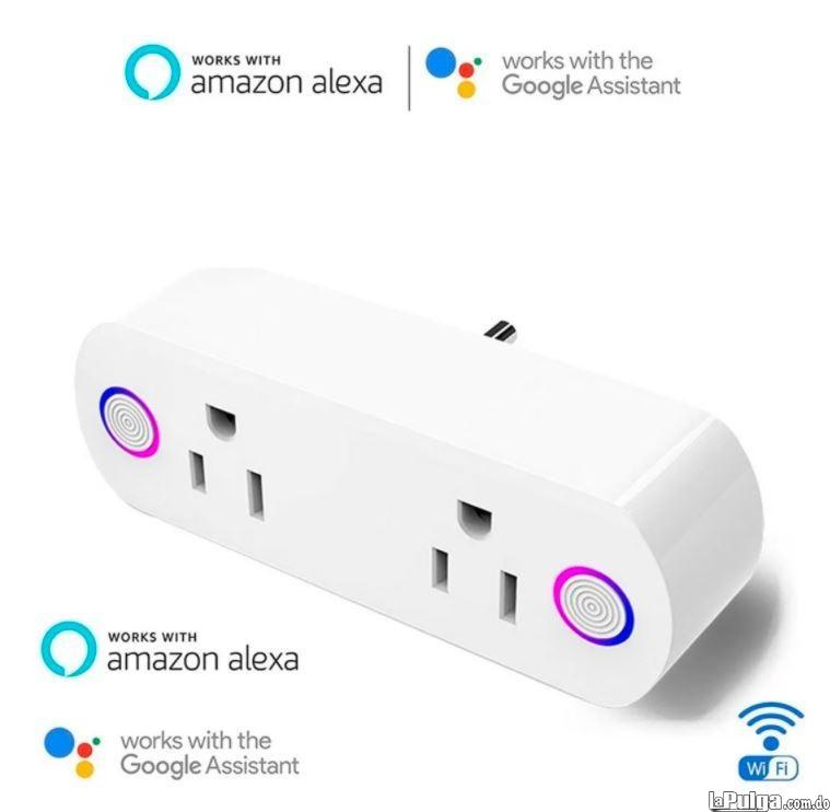 Enchufe inteligente conector plug wifi 2 en 1 para Alexa  Foto 7139280-2.jpg
