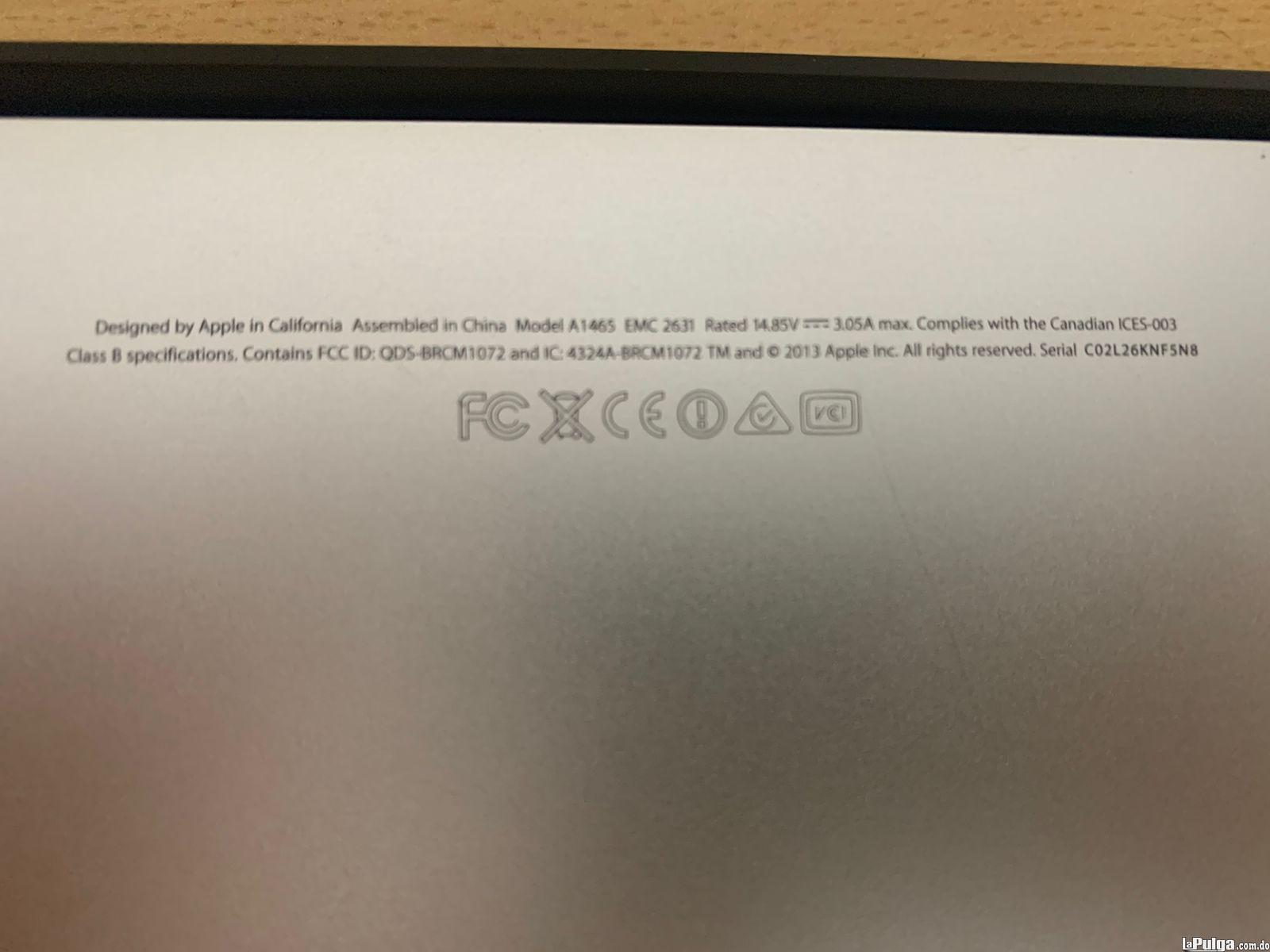 Vendo Macbook Air Modelo A1465 Año 2013 Para Pieza O Reparación Nego Foto 7139671-5.jpg