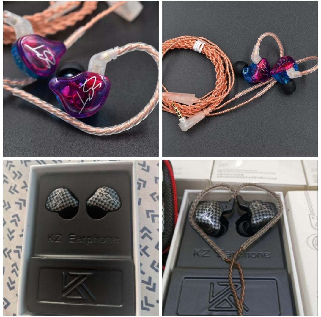 Auricular KZ ZST monitor de música INEARS. La Pulga Virtual