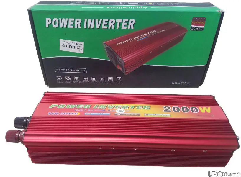 Convertidor de voltaje 12v a 110v power inverter Foto 7144870-4.jpg