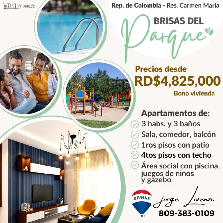 Apartamento en sector DN - Altos De Arroyo Hondo 3 habitaciones 1 parq Foto 7145963-1.jpg