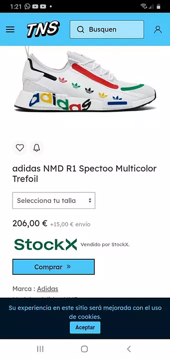 Tenis Adidas NMD R1 Spectoo Multicolor Trefoil Nuevos y Originales Foto 7147354-3.jpg