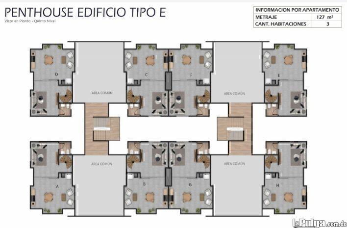 Residencial LP11 apto tipo ph tipo E 4to nivel Ciudad Juan Bosch Foto 7148474-3.jpg