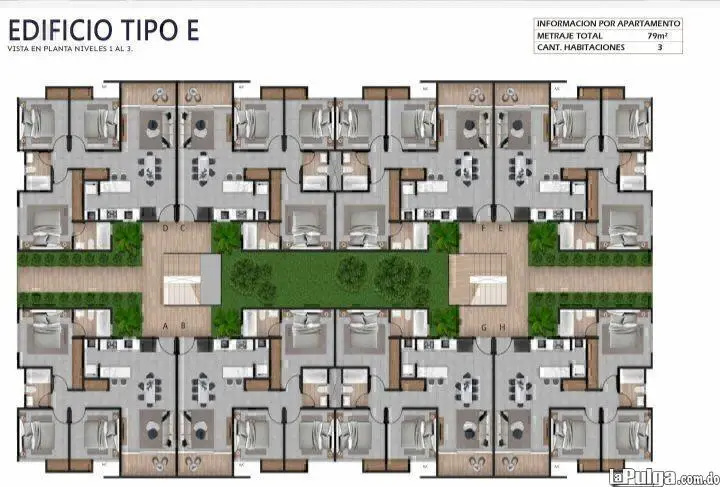 Residencial LP11 apto tipo E 2do nivel Ciudad Juan Bosch Foto 7148491-4.jpg