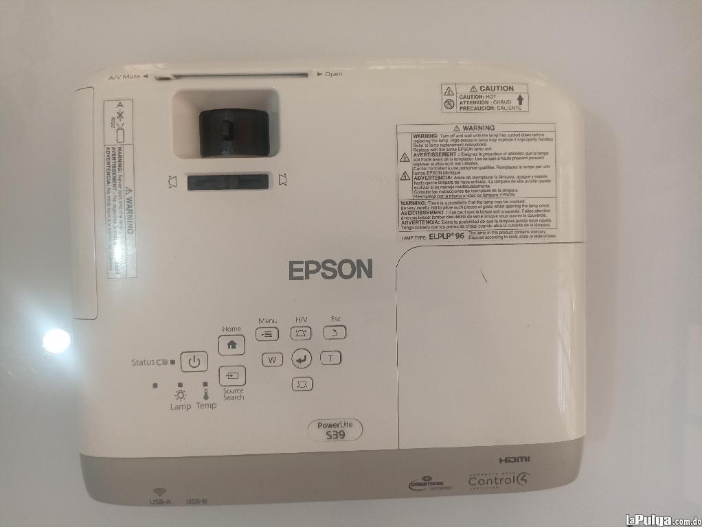 Proyector Epson S39 SVGA de 3300 Lumens  conectividad inalámbrica  Foto 7150422-2.jpg