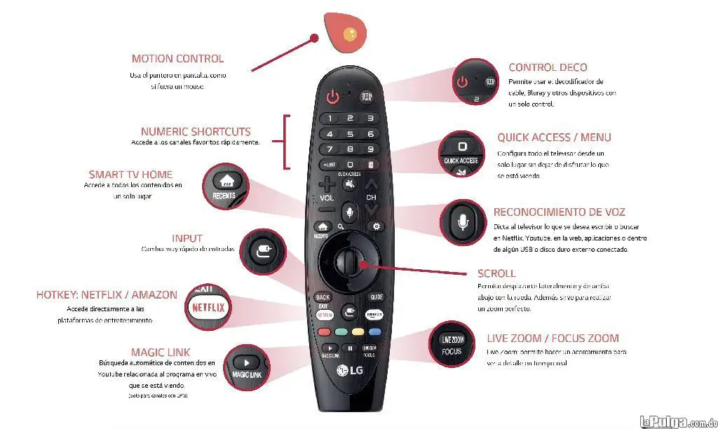 CONTROL INTELIGENTE  LG  MAGIC TV SMART    NUEVO ORIGINAL  Foto 7153137-2.jpg