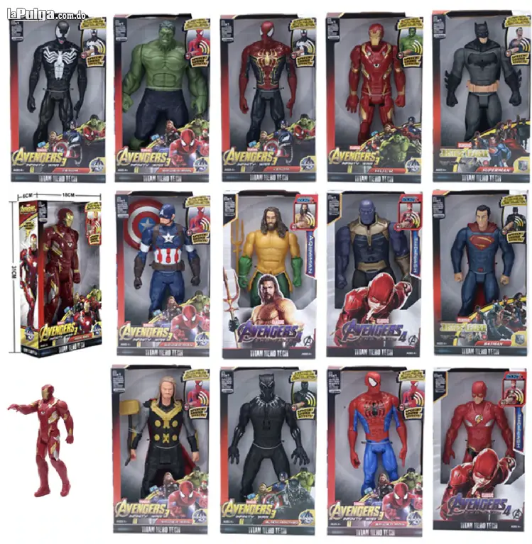 Figuras de avengers para niños 30 cm de alto con voz. juguete regalo  Foto 7154887-1.jpg