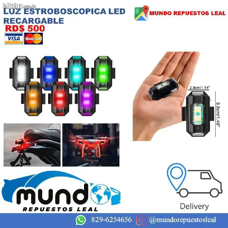 luz estroboscopica recargable led  Foto 7155277-2.jpg