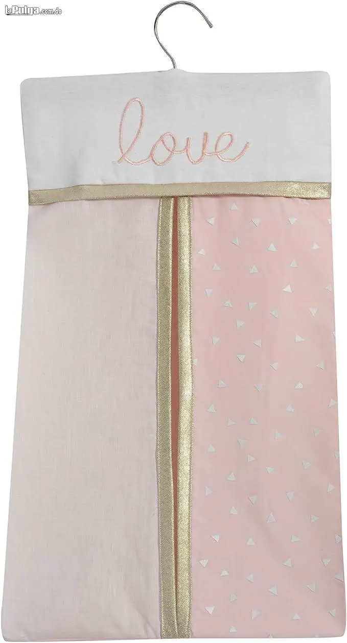 Lambs  Ivy Baby Love Pink/Gold Heart Juego de ropa de cama para cuna  Foto 7157446-7.jpg